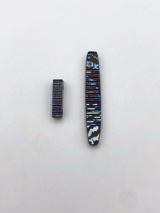 Timascus Pocket Clip / Backspacer #006