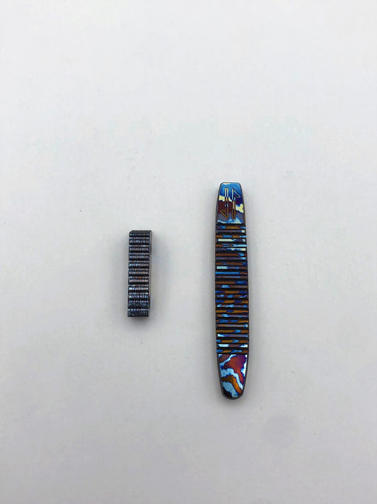 Timascus Pocket Clip / Backspacer #007