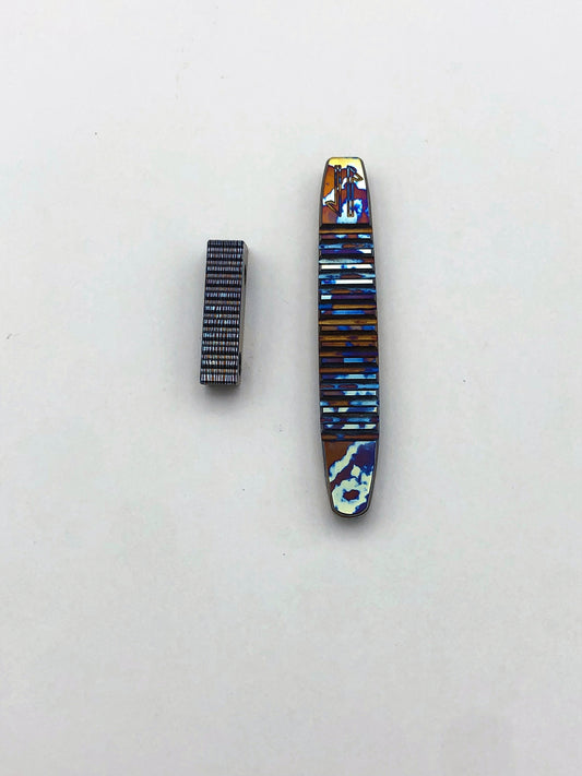 Timascus Pocket Clip / Backspacer #008